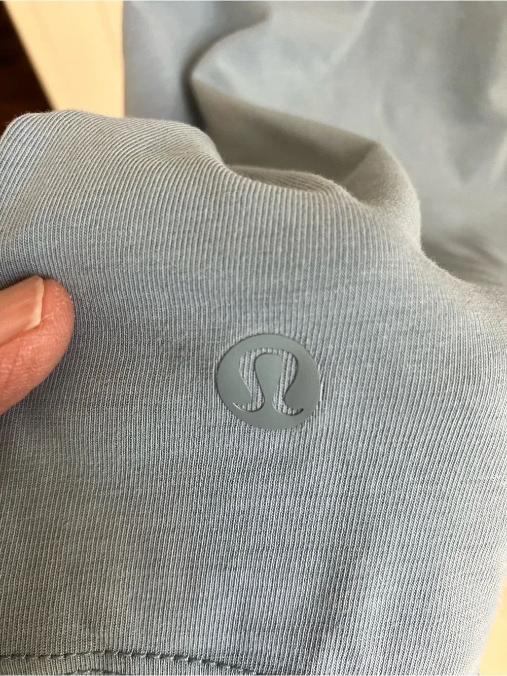 Lululemon Everyday Scoop Neck Pocket Crop Top - Blue